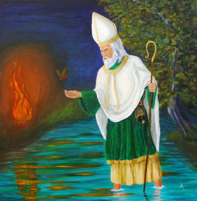 Artist's depiction of St. Mungo Photo credit:  thescottishhome-blogspot-co-uk