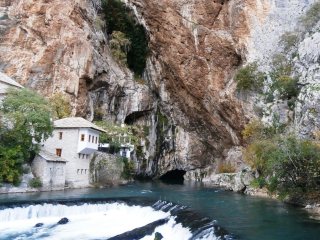 The 16th century Dervish monastery, Tekija Bragaj, is built overlooking the largest natural spring in Europe.
